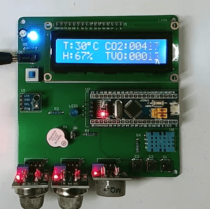 基于单片机的室内环境监测系统