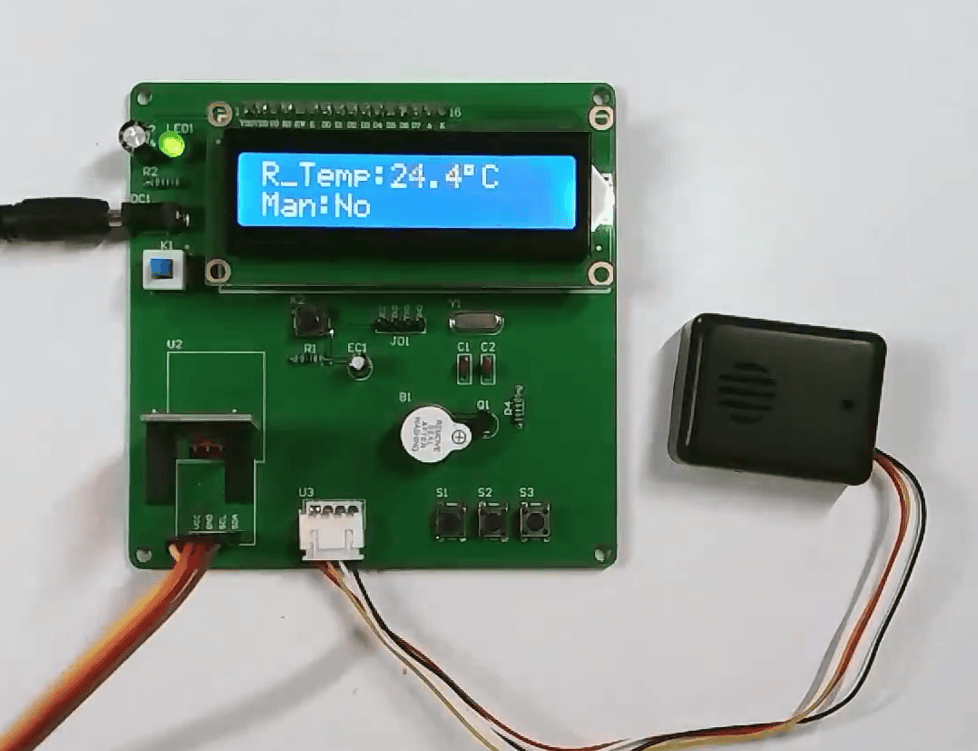 基于单片机的非接触式人体红外测温系统