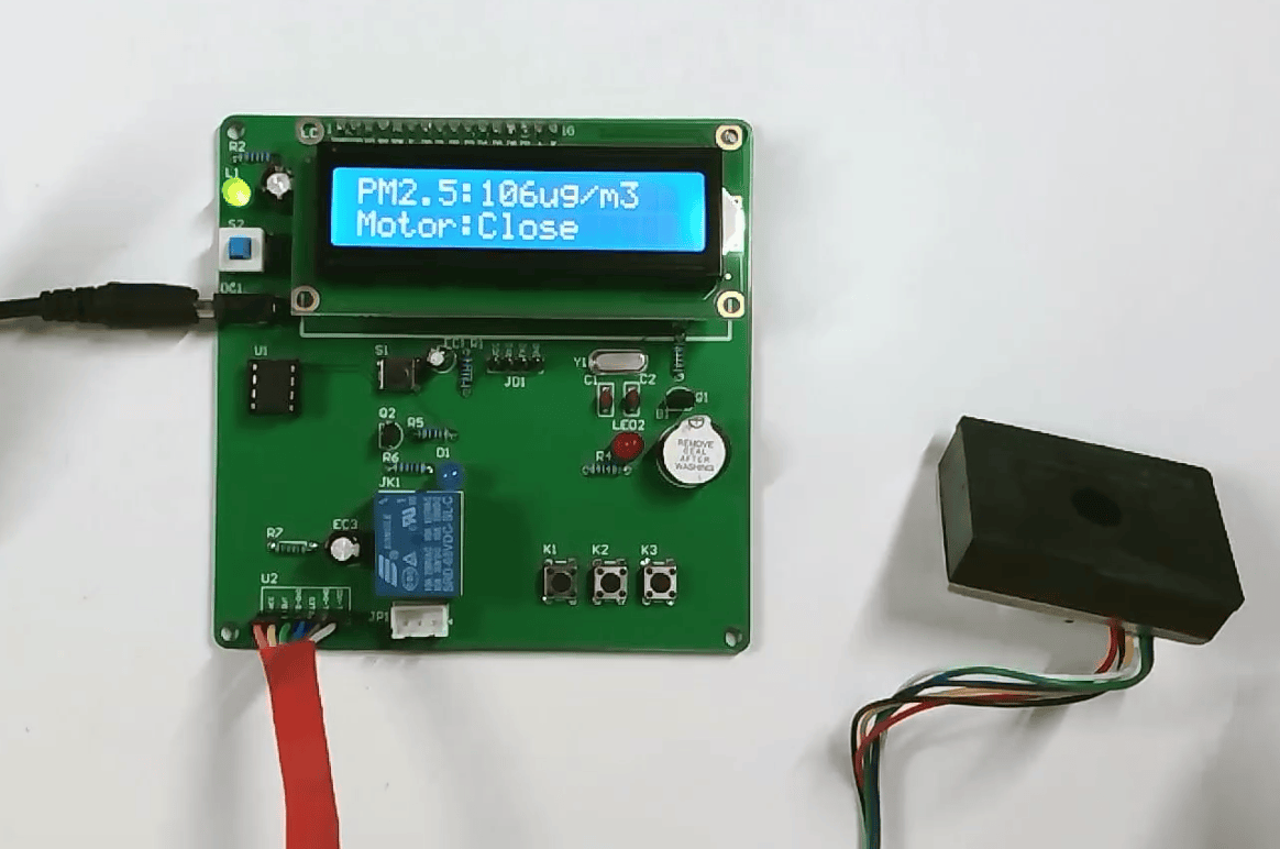 基于单片机的建筑工地降尘系统