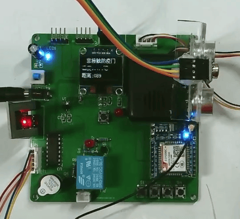 非接触式安全防疫自动门