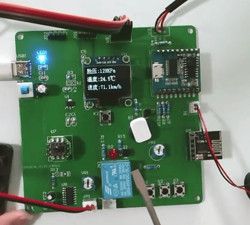 基于STM32的汽车胎压控制系统设计与实现