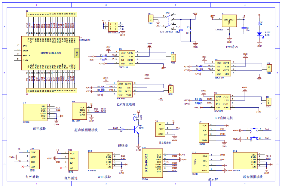 RFID小车控制系统