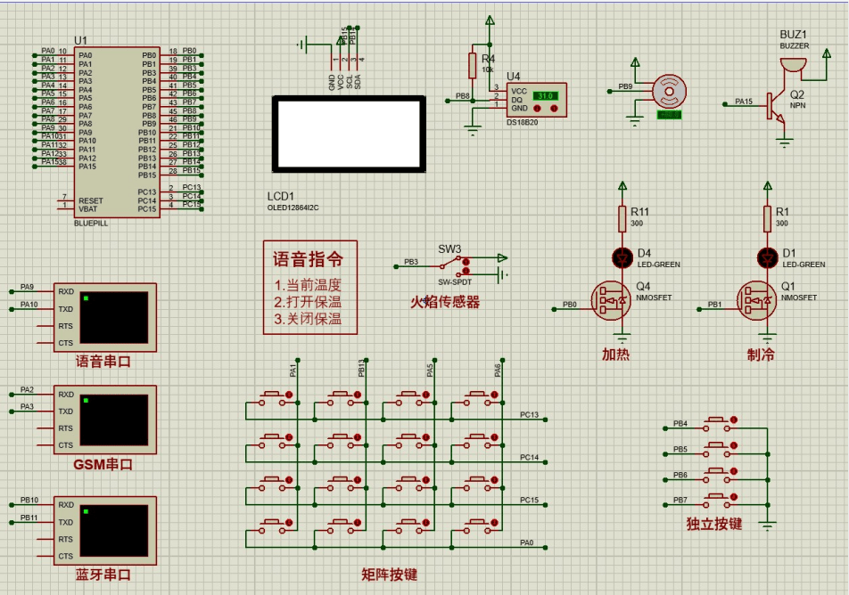 基于单片机的恒温储物箱设计