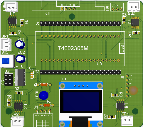 基于移动小车的远程温湿度检测