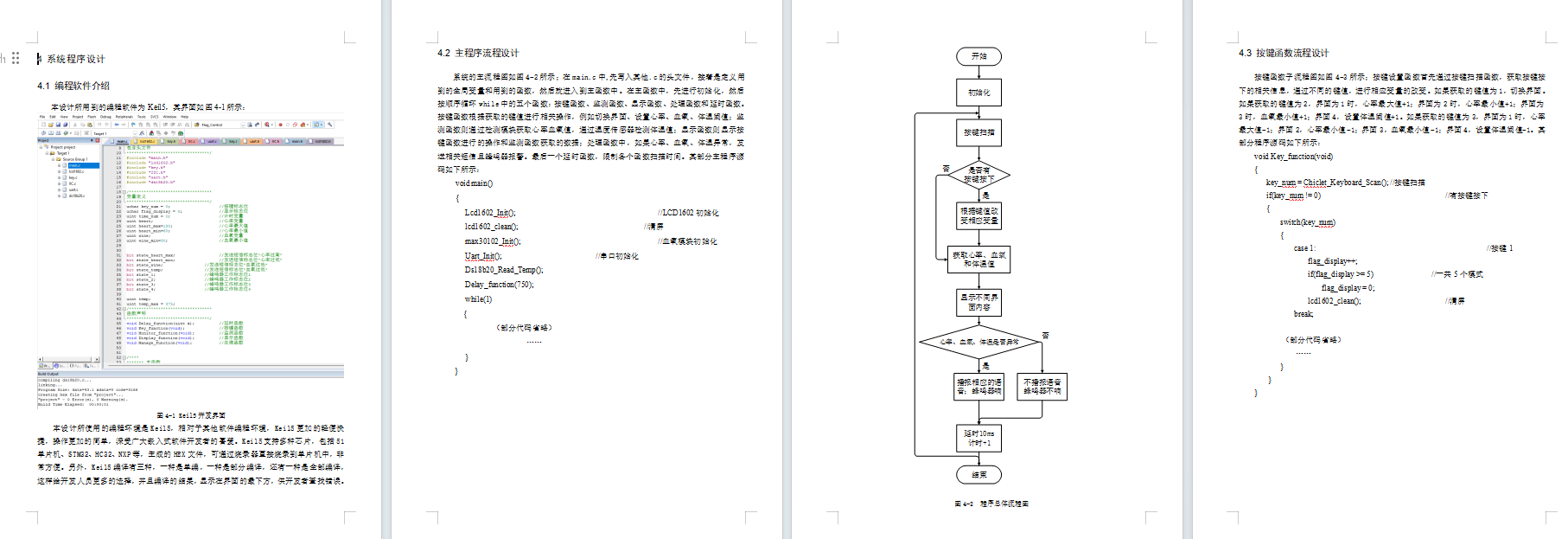 基于单片机的心率血氧体温监测系统