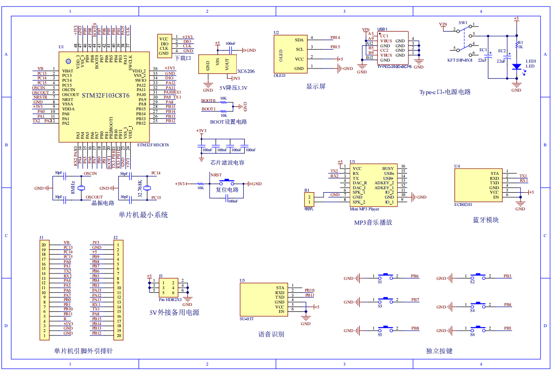 基于单片机的智能蓝牙音箱设计