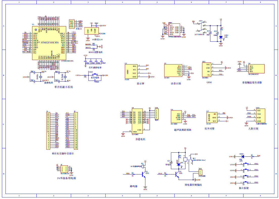 基于单片机的安全自动门系统设计