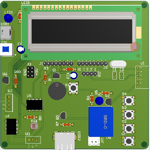 基于单片机的智能花盆