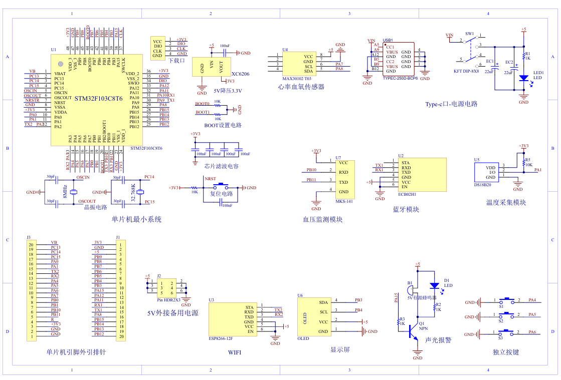 基于stm32的健康监测仪控制系统设计