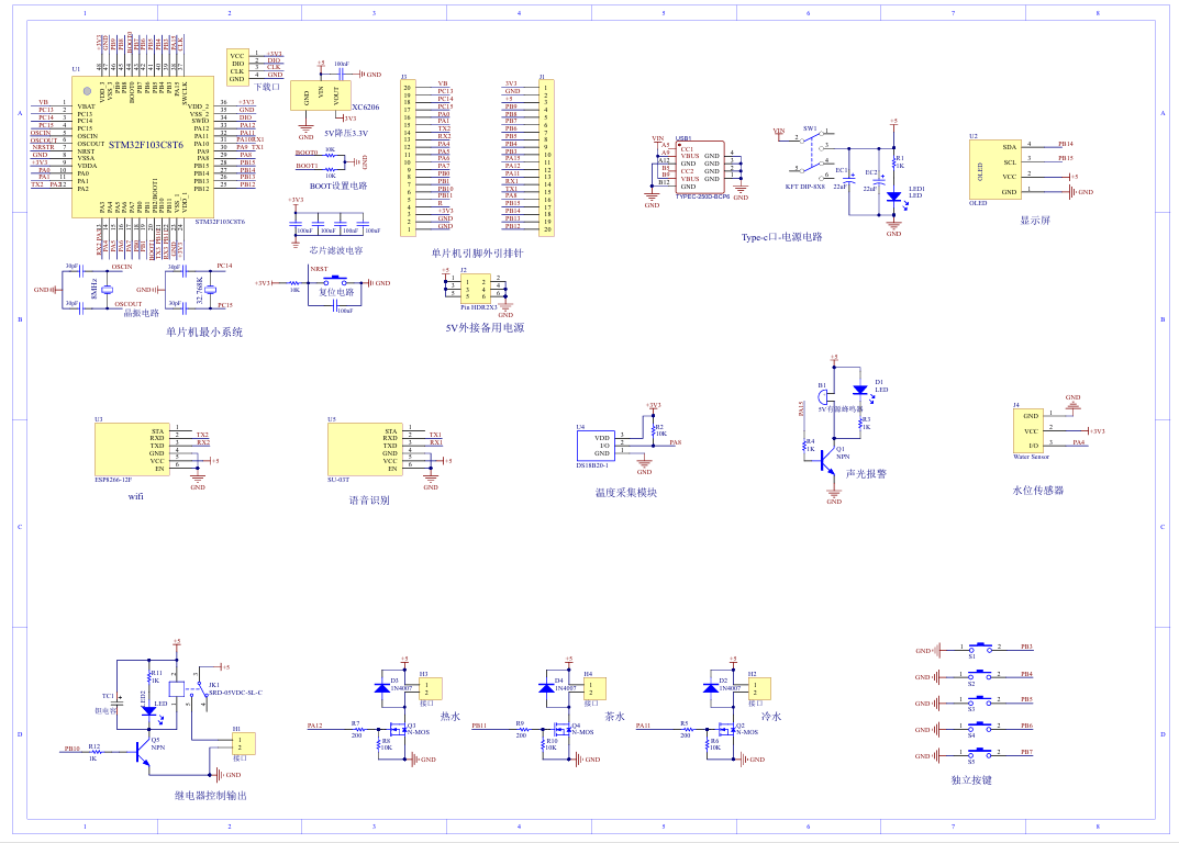 基于STM32单片机的智能饮水机设计