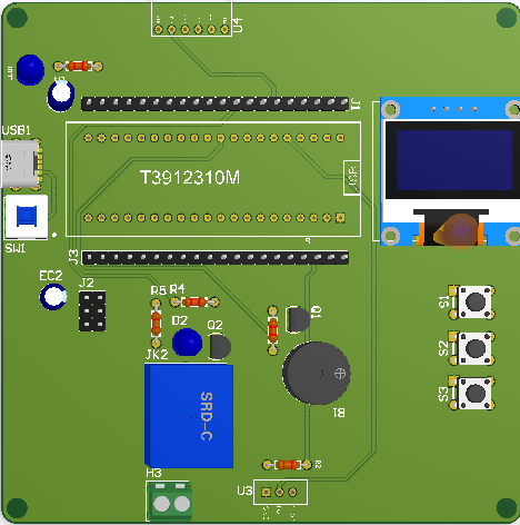 基于单片机的测温语音提示水杯