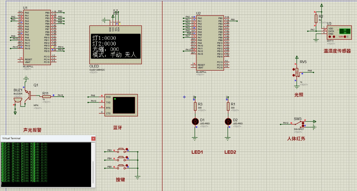 基于stm32和zigbee地下停车场智能照明系统设计