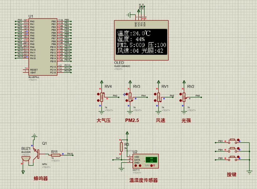 基于stm32的气象监控系统设计