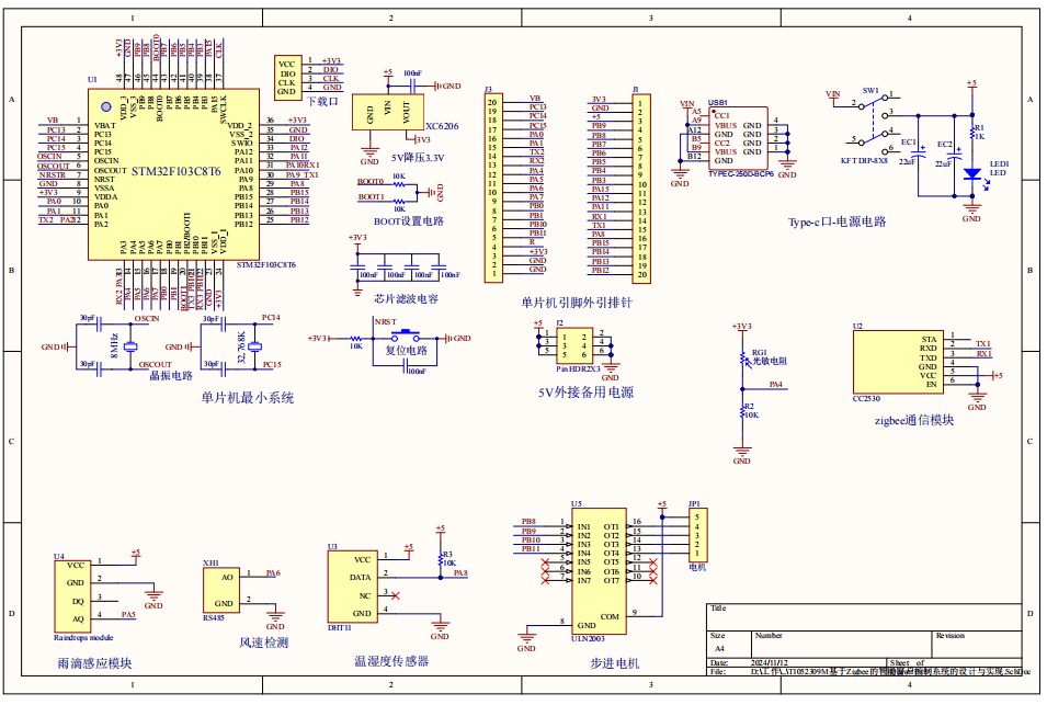 基于Zigbee的智能窗户控制系统的设计与实现