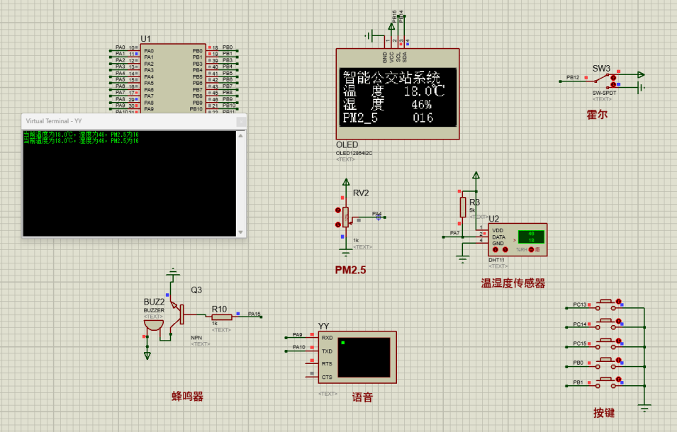 基于stm32单片机的智能公交站系统设计