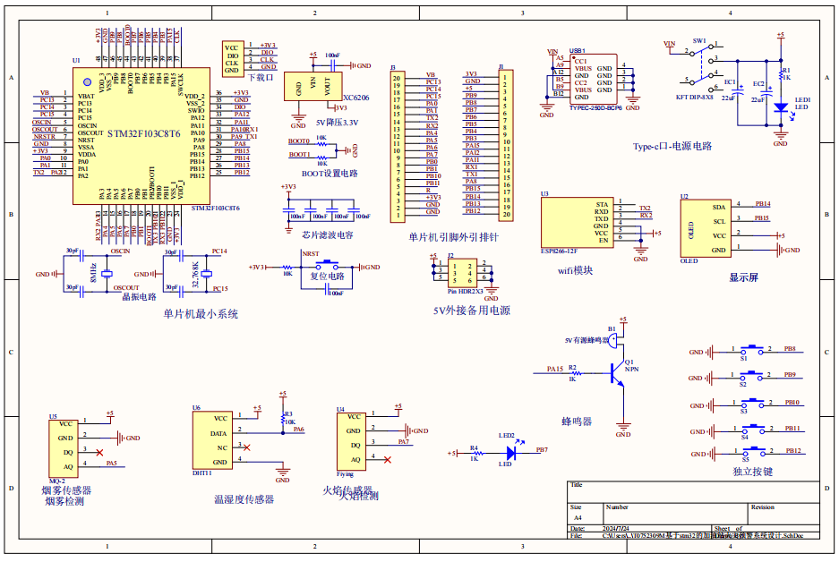 基于stm32的加油站火灾预警系统设计