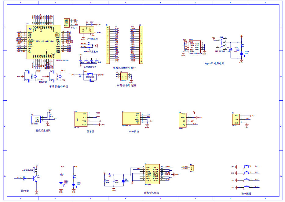 基于STM32的车载市政管网燃气泄漏报警系统