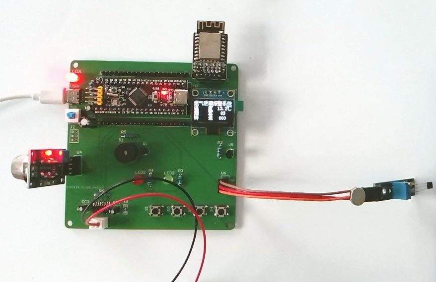 基于STM32的车载市政管网燃气泄漏报警系统