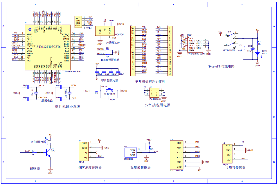 基于Lora的园区消防监测及上位机设计