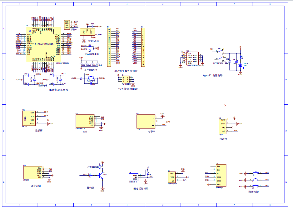 基于单片机的河流水质检测系统的设计