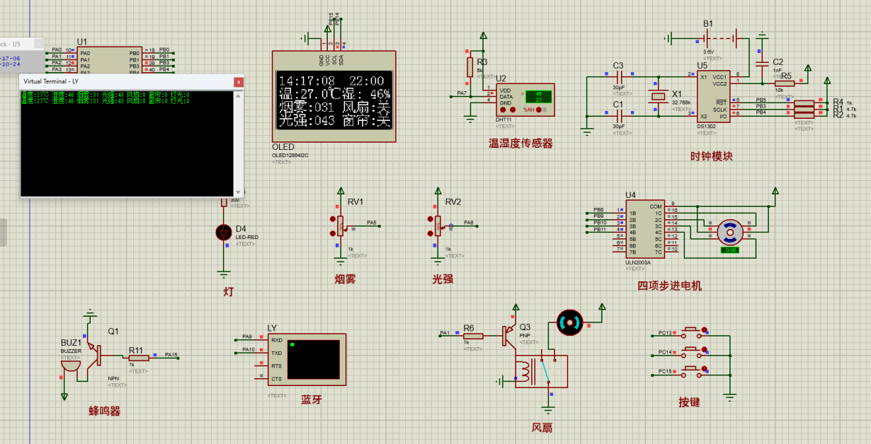 基于STM32的智能窗帘系统