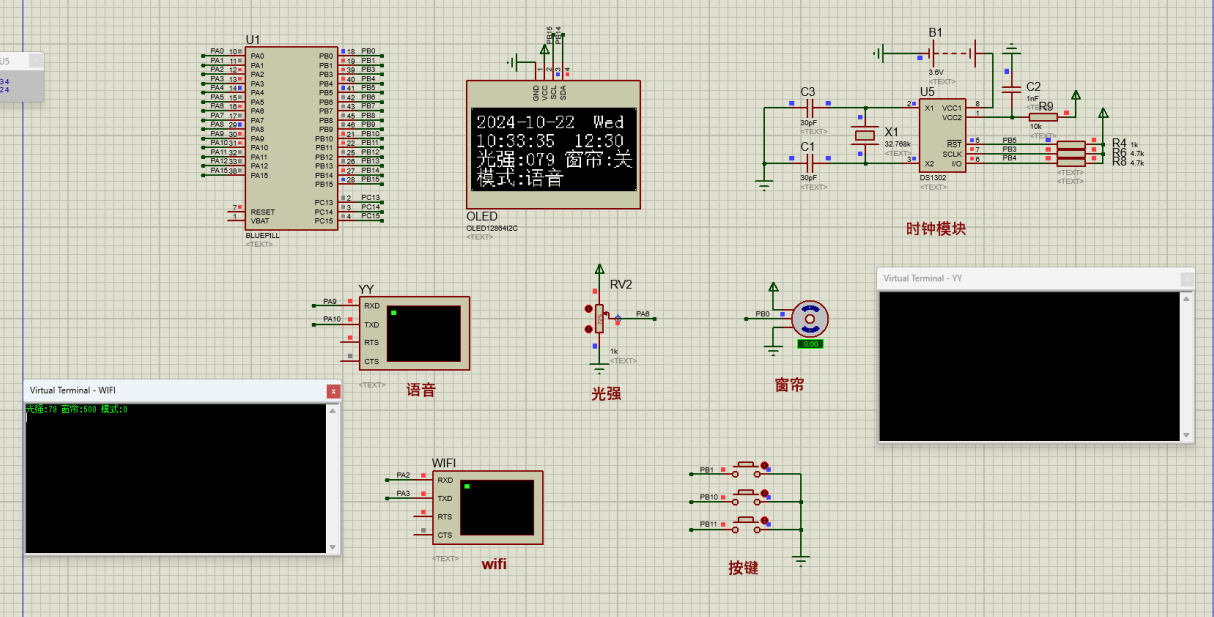基于单片机的智能窗帘系统设计