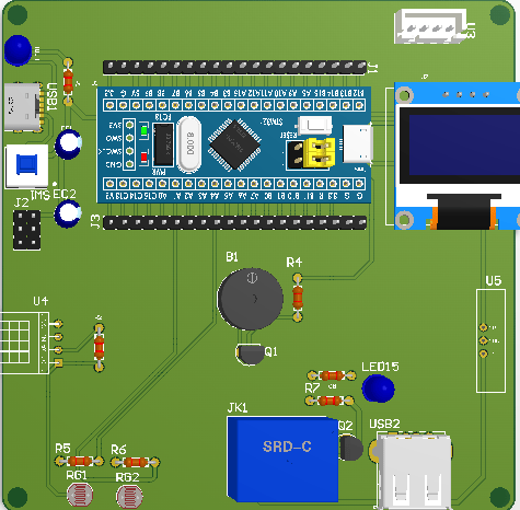 基于单片机的智能路灯管理系统