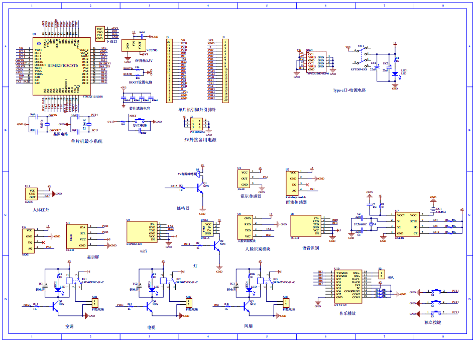 基于stm32的智能家居系统设计