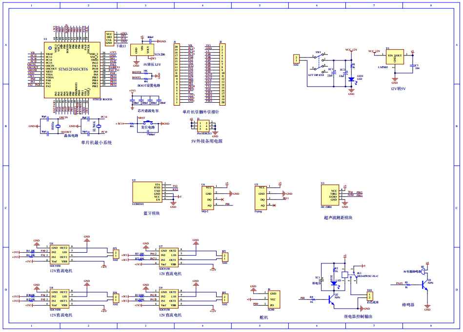 基于stm32的智能消防小车设计
