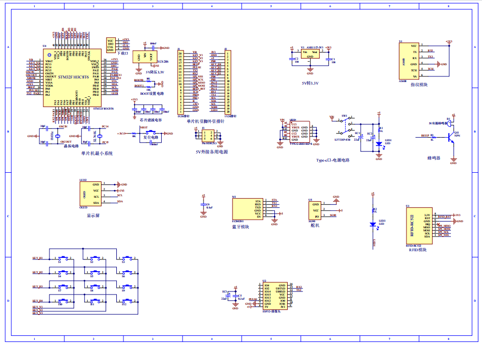 基于STM32的智能门锁的设计