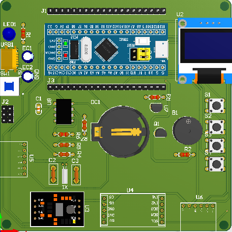 基于单片机的智能手环设计