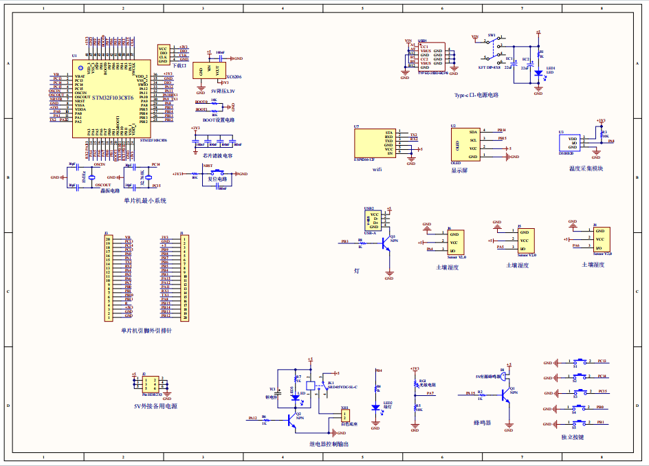 基于STM32的蔬菜大棚灌溉系统设计