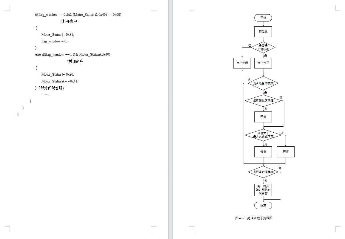 基于单片机的智能窗户系统设计