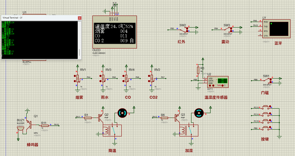 基于单片机的仓库温湿度无线智能监测系统设计