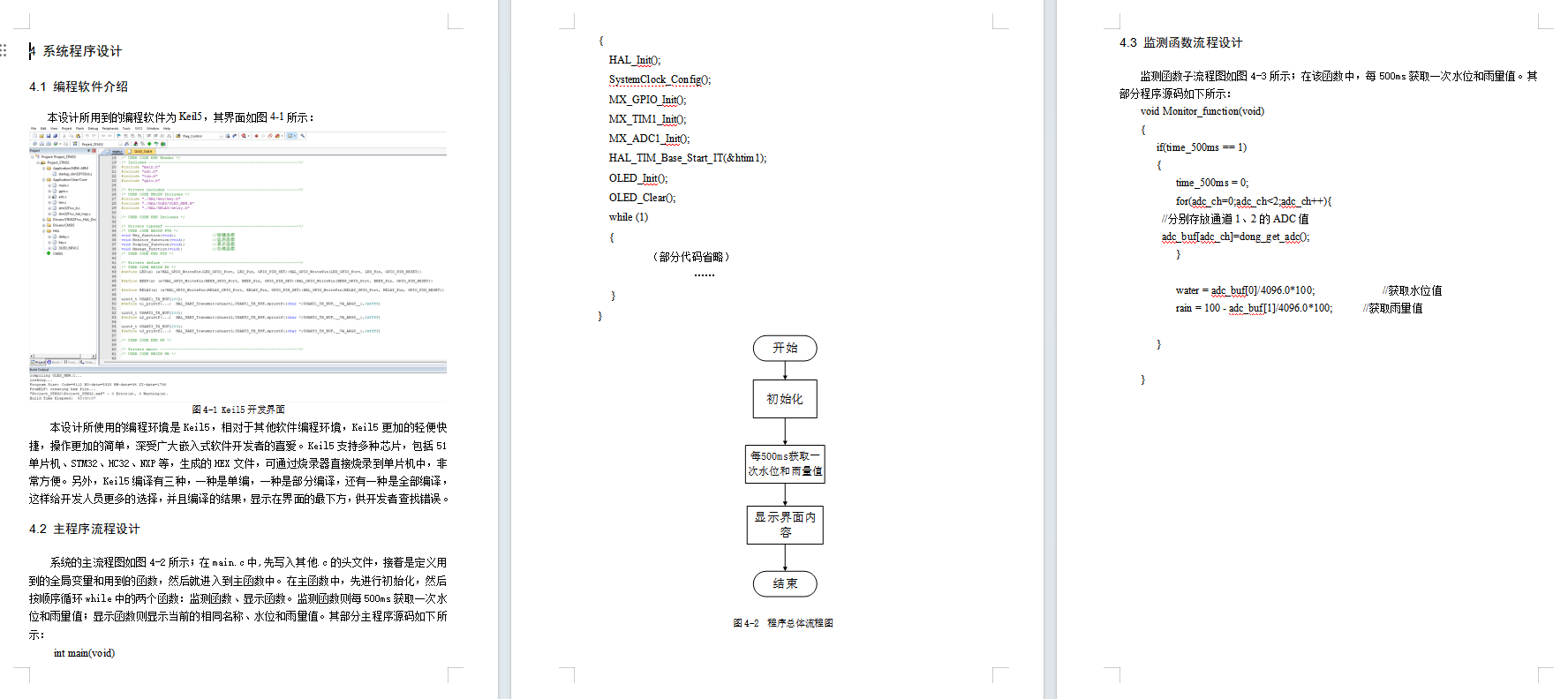 基于stm32的雨水情监控系统