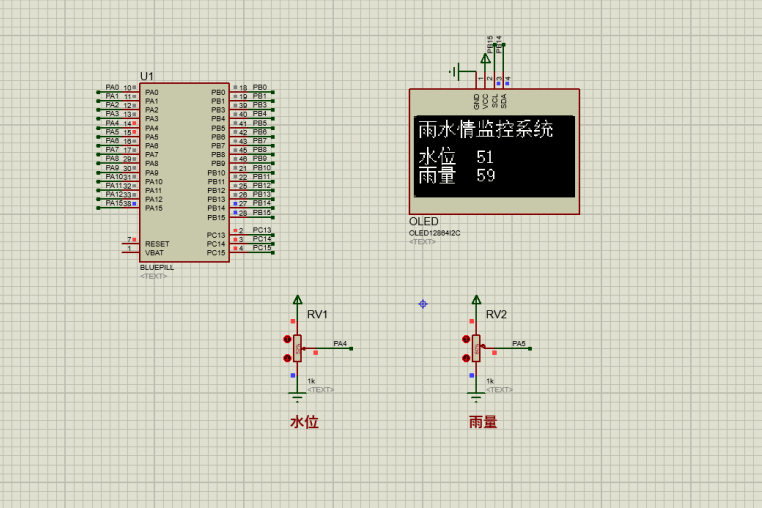 基于stm32的雨水情监控系统