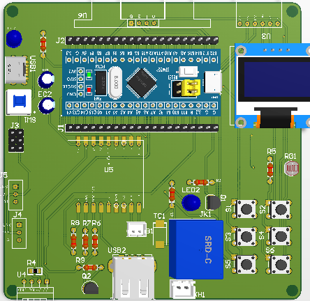 基于STM32单片机的智能书桌控制系统设计