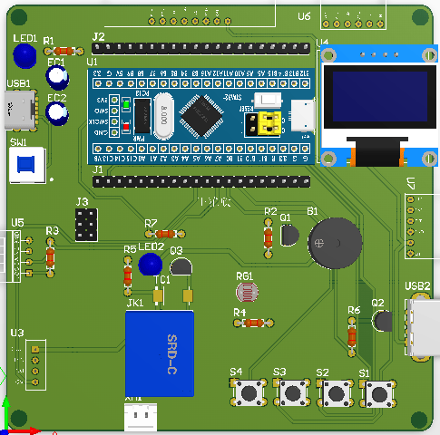 基于STM32的校园室内体育馆环境监测与控制系统