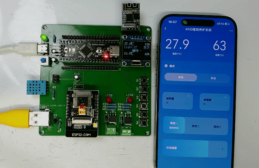 基于单片机植物养护系统