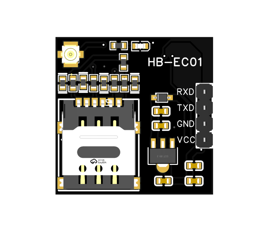 图片[2]-【HB-EC01】NB-IOT模块-黑白模组