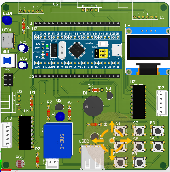 基于单片机的人体功能学习桌设计
