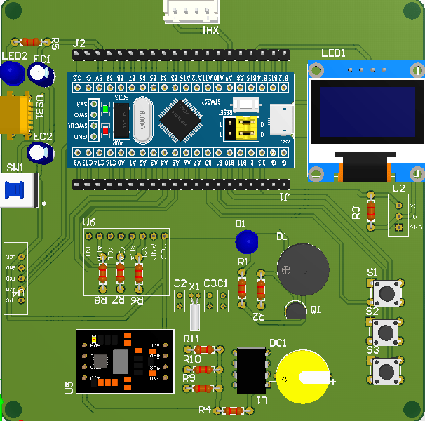 基于STM32的老年人智能手环