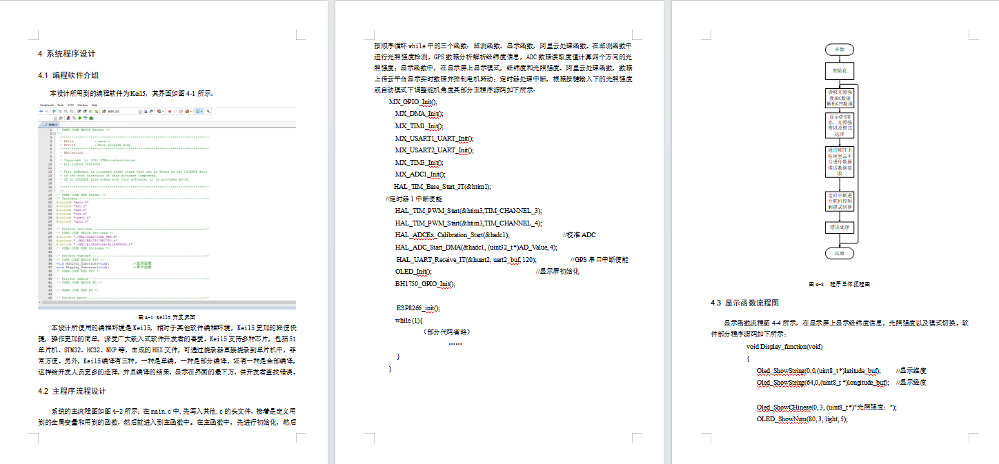 基于 STM32 的智能露营伞