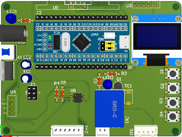 基于STM32汽车多功能预警系统