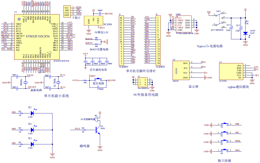 基于stm32的健康养生知识竞赛抢答系统