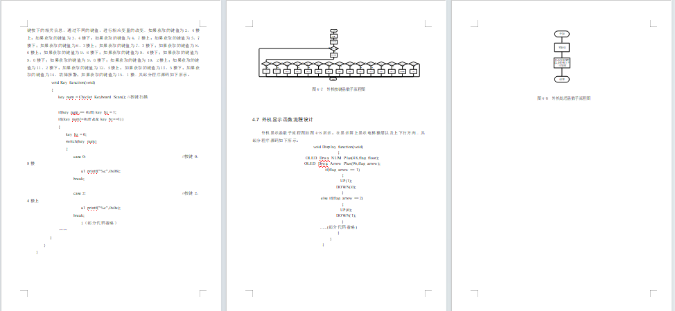 基于stm32的8层楼房电梯控制系统