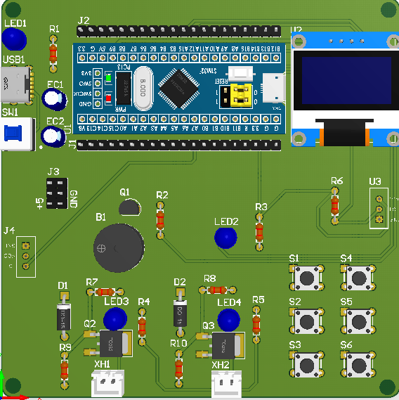 基于单片机STM32智能鱼缸
