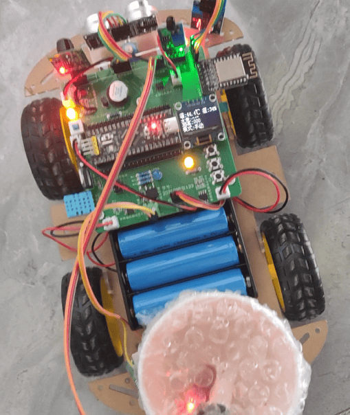 基于STM32移动加湿器安防小车设计