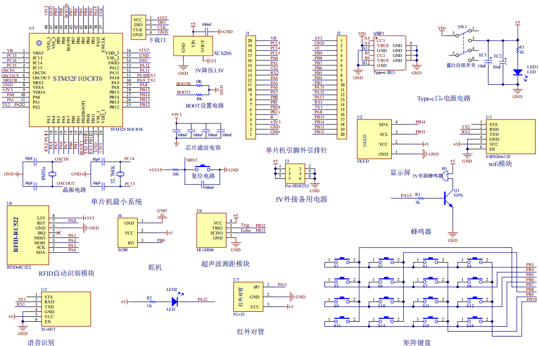 基于STM32的智能车位锁