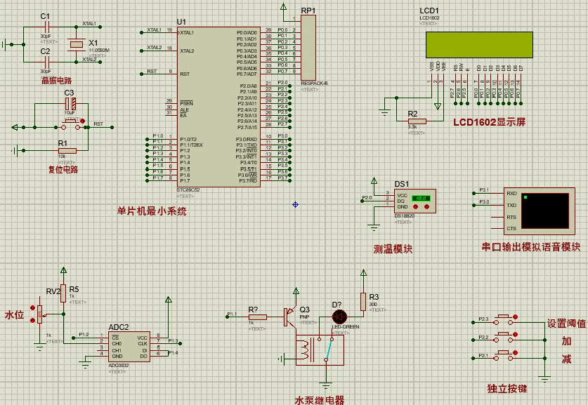 基于51单片机的茶吧机